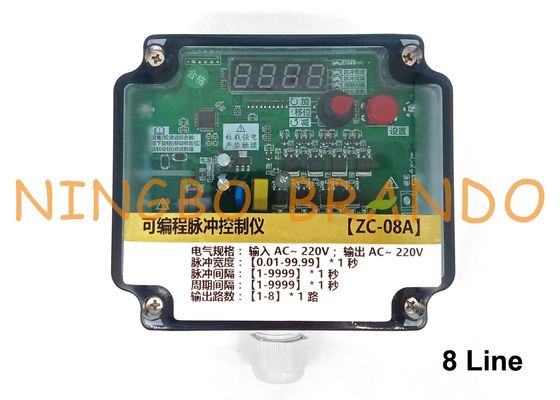 Bộ lọc túi 8 Dòng Van phản lực Bộ điều khiển hẹn giờ tuần tự