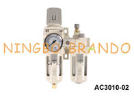 AC3010-02 Bộ điều chỉnh bộ lọc không khí FRL loại SMC Kết hợp bôi trơn