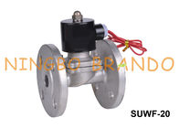 SUWF-20 3/4 '' Kết nối mặt bích Van điện từ nước 24VDC 220VAC