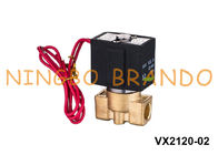 VX2120-02 Van điện từ đồng thau loại SMC 2/2 Way NC 1/4 '' 24V 220V