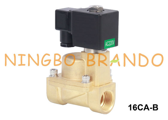 3/8 '' 1/2 '' 3/4 '' 1 '' Van điện từ bằng đồng thau và nước nóng 24V 220V
