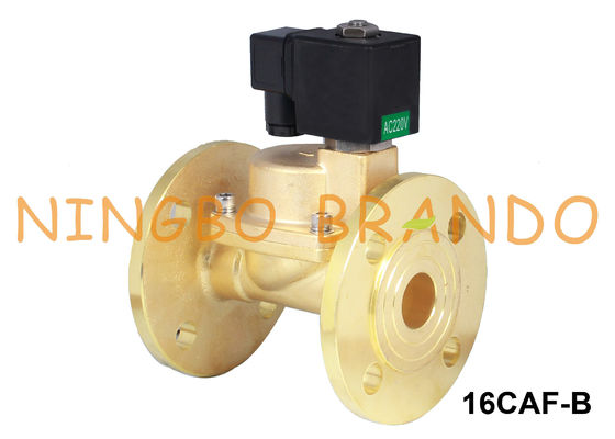 1 '' 1 1/4 '' 1 1/2 '' 2 '' Van điện từ bằng đồng mặt bích hơi 24 Volt 220 Volt