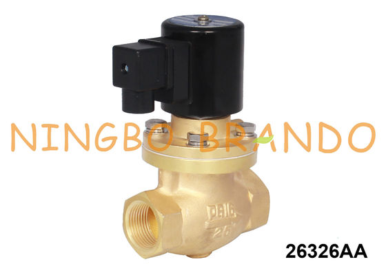 Van điện từ bằng đồng thau hơi nước và nước nóng 1 1/4 '' 1 1/2 '' 2 '' 24V 220V