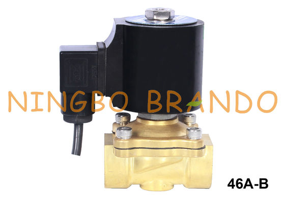 3/4 '' Van điện từ bằng đồng thau phun nước IP68 Chống nước dưới nước 24V 220V