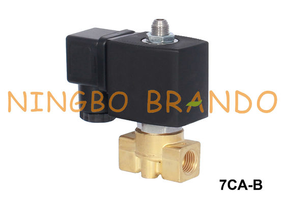 Van điện từ đồng thau 3/2 Way cho không khí nước 1/8 '' 1/4 '' 12V 24V 110V 220V