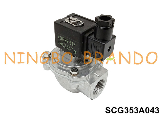 SCG353A043 3/4 '' Van phản lực xung góc phải DC24V AC220V