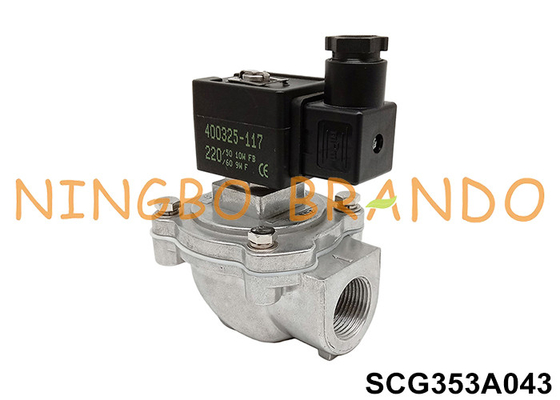 SCG353A043 3/4 '' Van phản lực xung góc phải DC24V AC220V