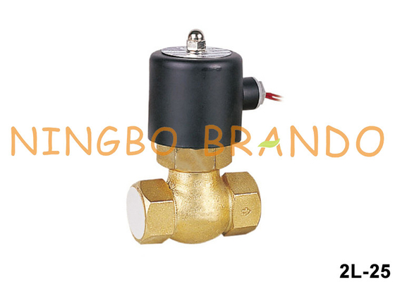 Van điện từ đồng thau 2L-25 US-25 1 '' DN25 cho hơi nước 24V 220V