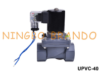 Van điện từ nhựa UPVC DN40 1-1 / 2 '' cho khả năng chống kiềm axit
