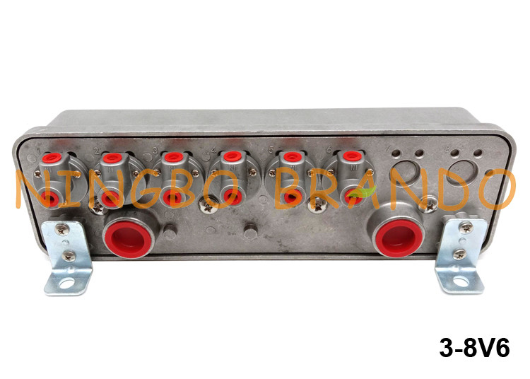 3-8V6 Loại Goyen Van thí điểm Solenoid Vỏ bọc 12V 24V DC 110V 220V AC