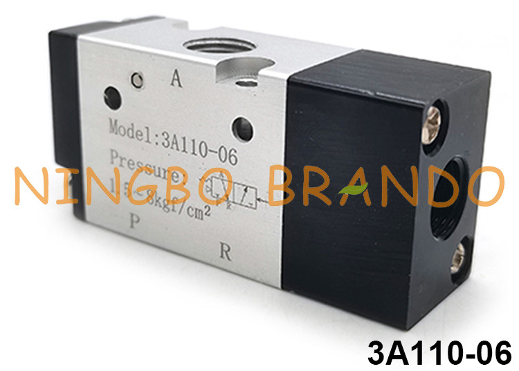 3A110-06 Van thí điểm khí nén loại 3 chiều 2 vị trí Airtac 1/8''