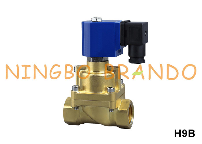 100 bar Áp lực cao nước không khí đồng van điện tử 3/8' 1/2' 3/4' 1' 220VAC 24VDC
