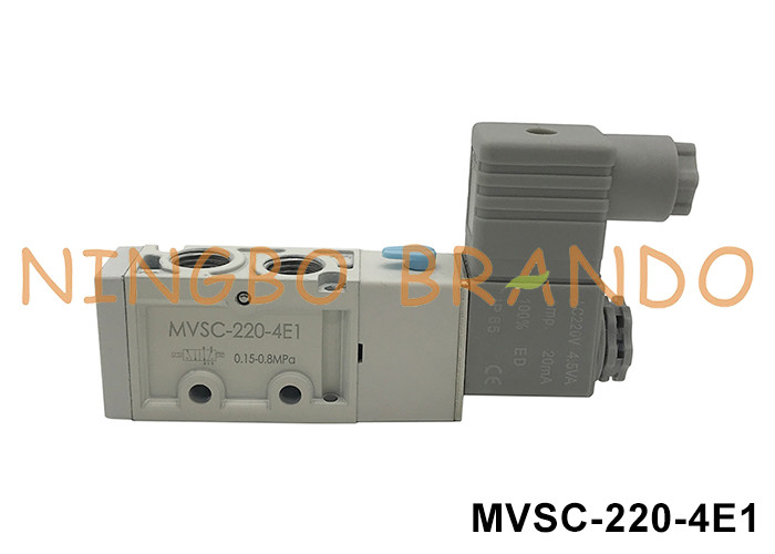 MVSC-220-4E1 MINDMAN loại van điện tử khí nén 5/2 Way 220VAC 24VDC