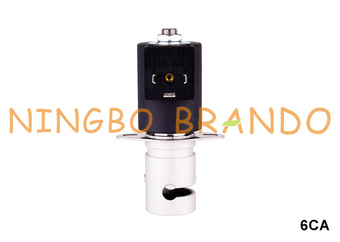 2/2 Way bình thường mở NO squeeze Tube pinch Solenoid Valve 220V 110V 24V 12V