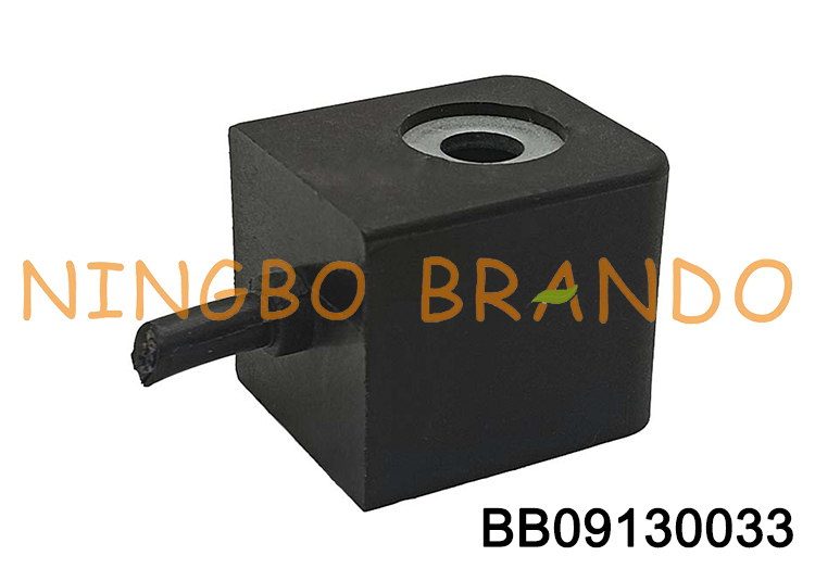 Cuộn dây van điện từ khí nén loại CNOMO có dây cáp, lỗ 9mm, 13VA 10W