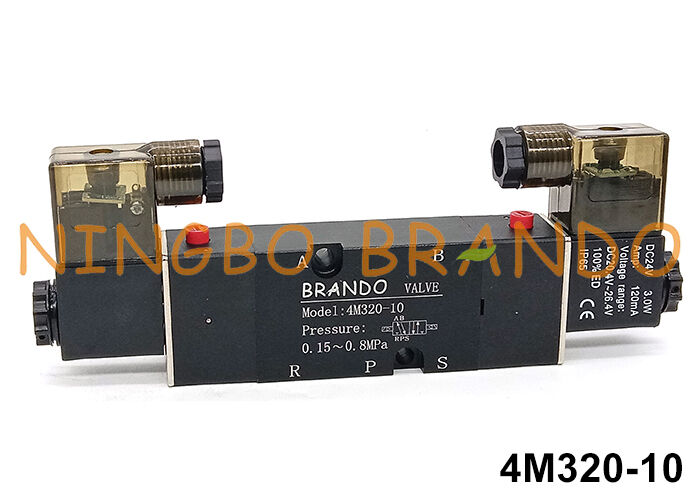 4M320-10 3/8' Airtac Type Namur Pneumatic Valve 5/2 Way