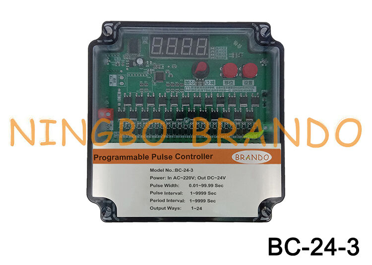 24 dòng Jet Pulse Controller cho máy thu bụi 220V Input 24V Output