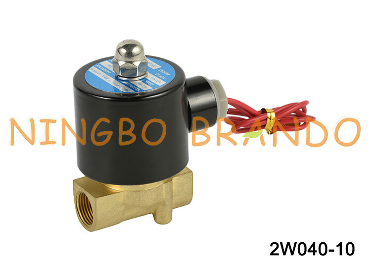 2W040-10 Tác động trực tiếp Van điện từ nước 3/8 inch thường đóng AC220V