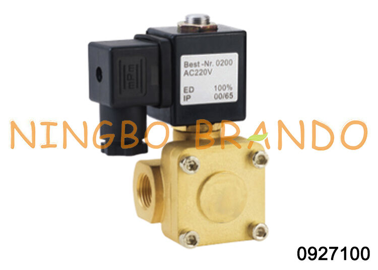 0927100 3/8' 2 Way 16 Bar Air Solenoid Valve BEST-NR.0200 24V 110V 220V