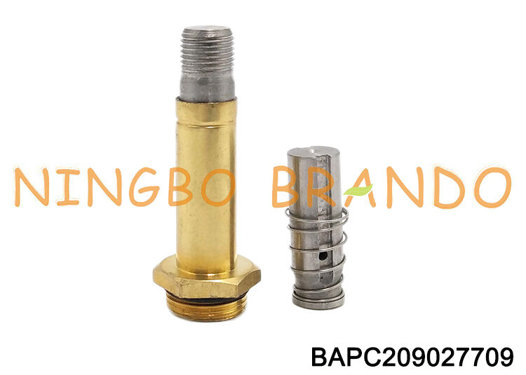 S9 2/2 Way NC Thread Brass Solenoid Valve Phần ứng Ống lõi pit tông