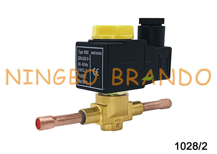 Van điện từ làm lạnh loại Castel 1028/2 cho tủ đông điều hòa không khí ODS