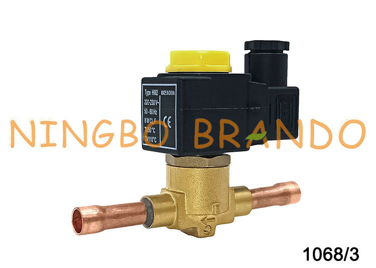 Castel loại van điện tử 3/8'' Solder 1068/3A7 Tăng điều hòa không khí nén van điện tử