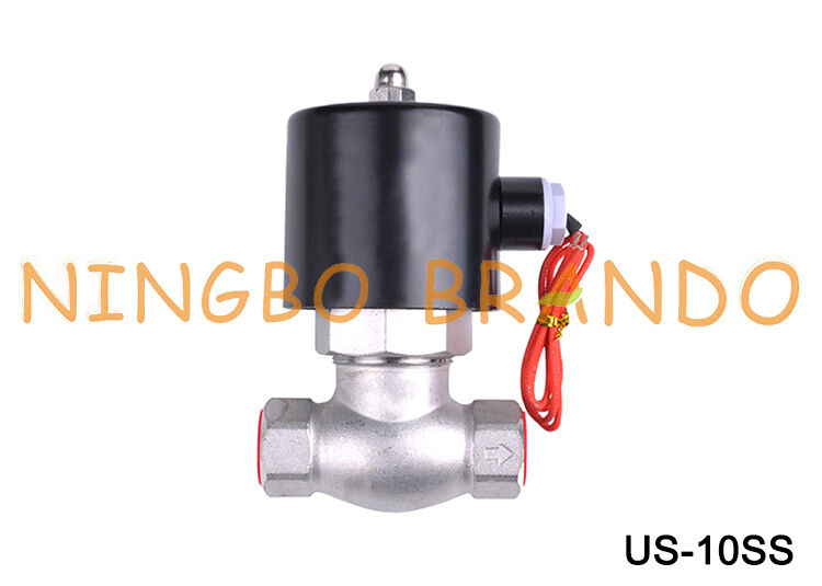 Van điện từ hơi nước US-10 2L-10 3/8 '' Van điện từ thép không gỉ 24V 220V