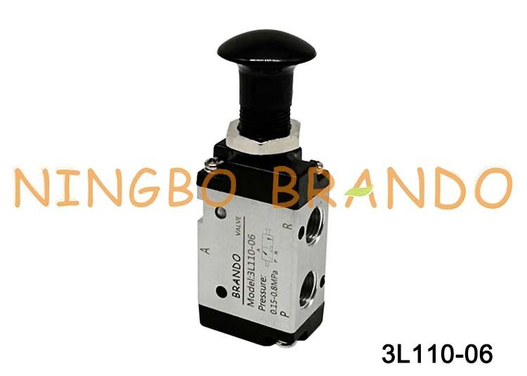 Airtac Loại 3L110-06 Van điều khiển không khí kéo đẩy 3L 3/2 chiều