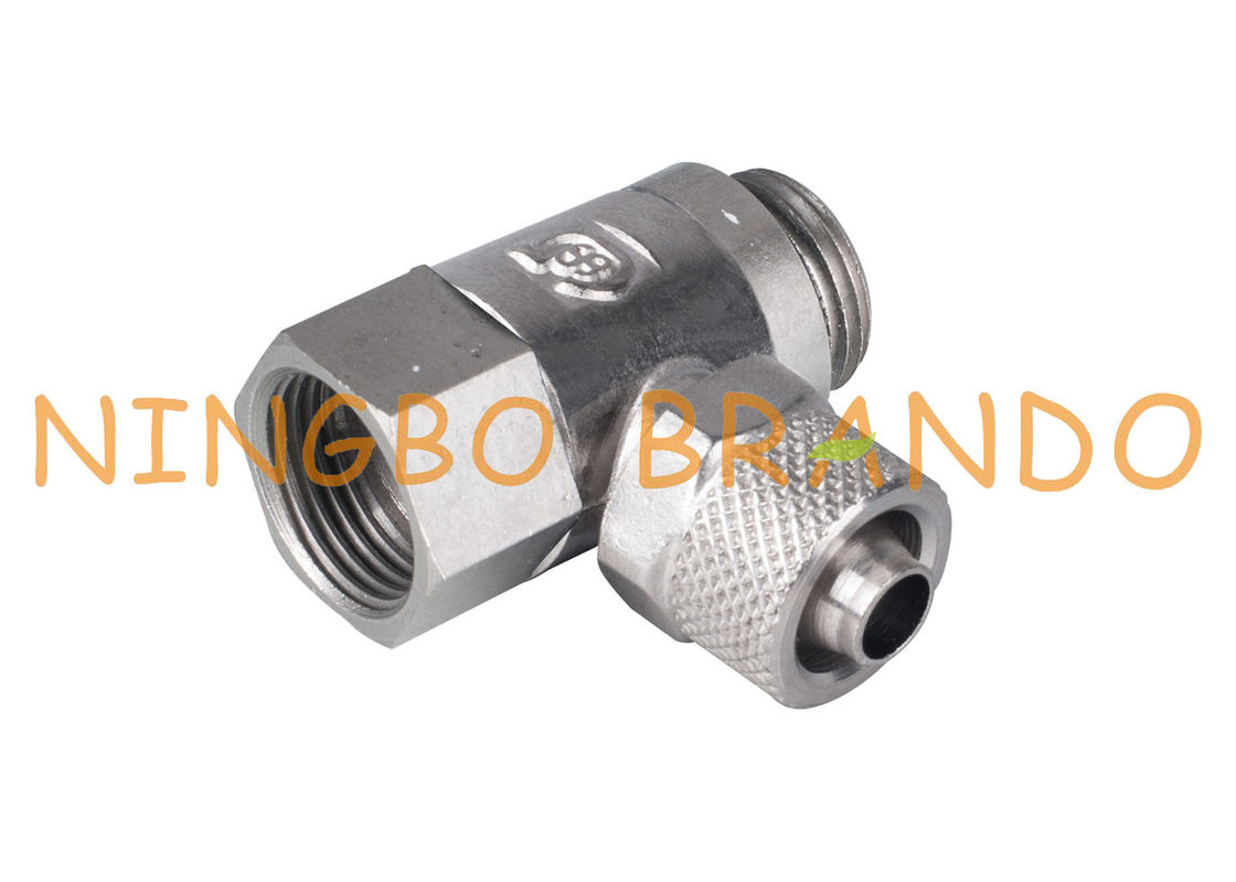 Phụ kiện ống khí nén bằng đồng thau xoắn nhanh Nữ Banjo 1/8 '' 1/4 '' 3/8 '' 1/2 ''