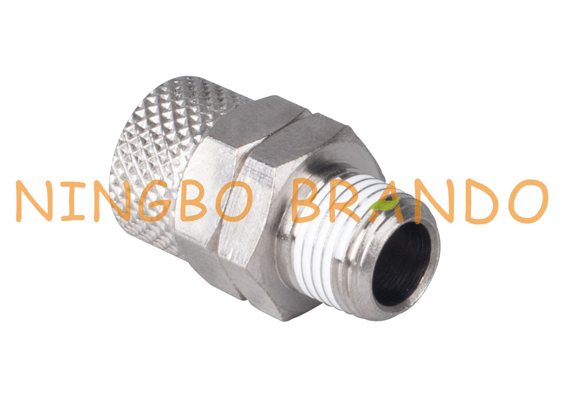 Phụ kiện ống khí nén bằng đồng thau xoắn nhanh Nam thẳng 1/8 '' 1/4 '' 3/8 '' 1/2 ''