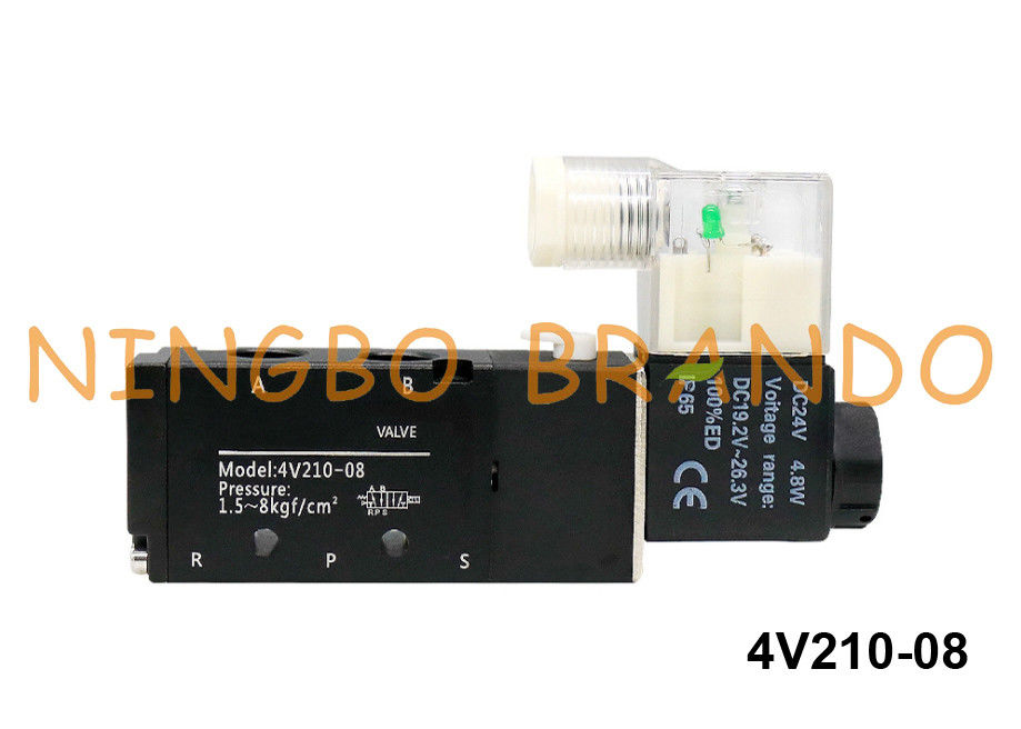4V210-08 Van điện từ khí nén loại Airtac 4V210-08-B 24VDC