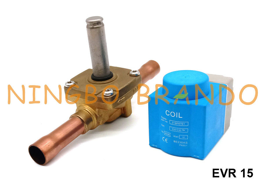 Van điện từ dòng chất lỏng HVAC Danfoss Loại EVR 15 NC 5/8 '' 032L1228