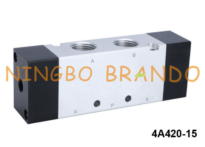4A420-15 Van khí nén thí điểm không khí kép loại 5/2 Way Airtac