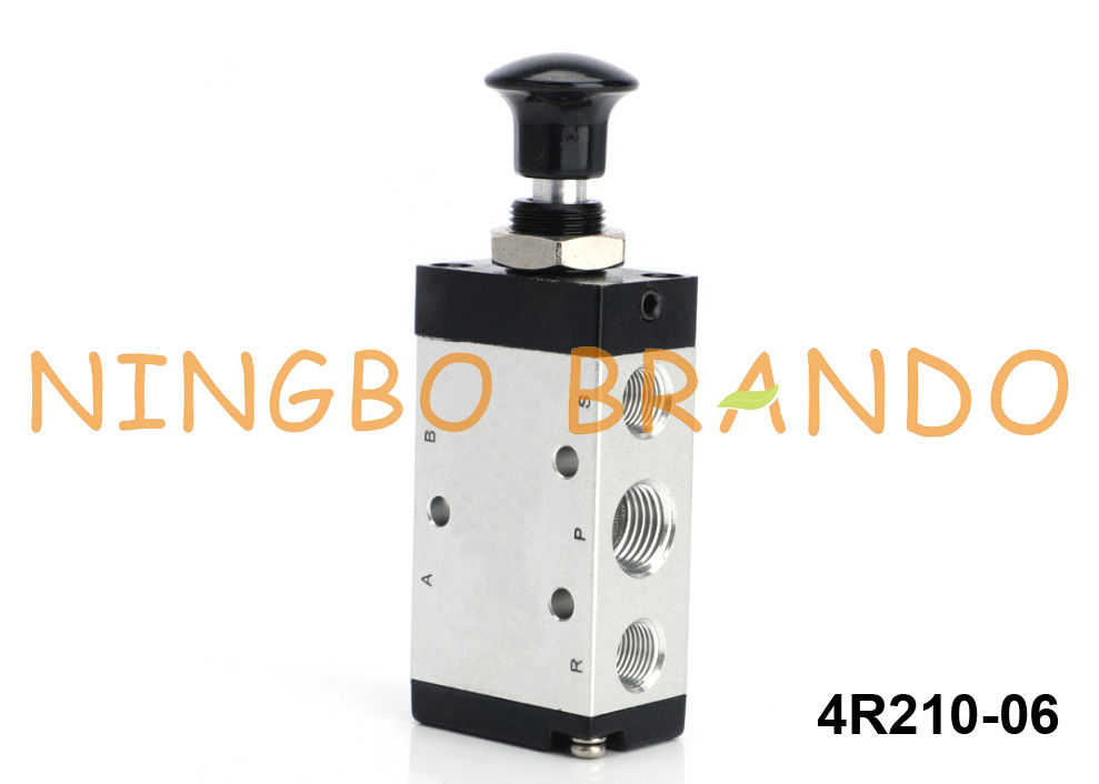 4R210-06 Loại Airtac Van điều khiển không khí đẩy kéo bằng tay 5/2 Way