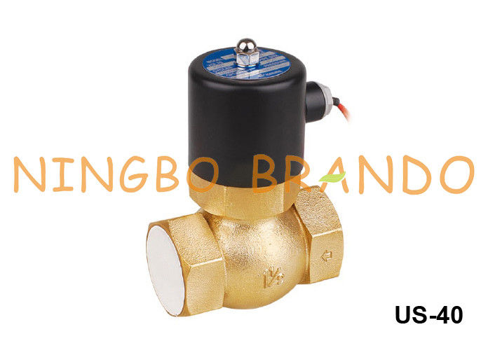 Van điện từ đồng thau hơi loại 2L-40 US-40 Uni-D 1 1/2 '' 24V 220V