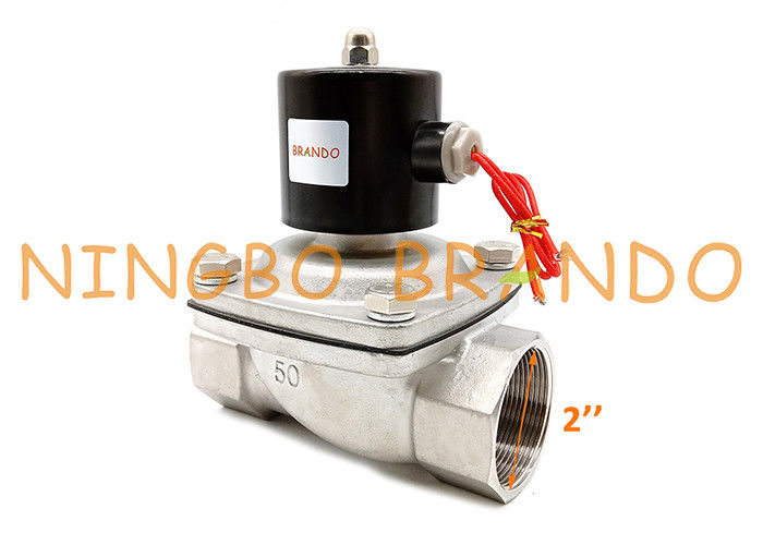 2S500-50 SUW-50 2/2 Way NC 2 '' Van điện từ SS304 điều khiển dòng chảy
