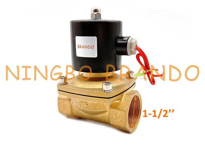 UW-40 2W400-40 1-1 / 2 '' 2/2 Chiều NC Van điều khiển lưu lượng màng bán nguyệt