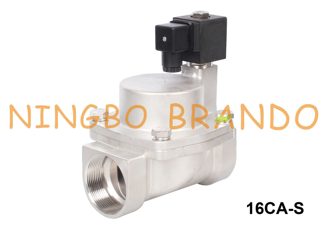 1 1/4 '' 1 1/2 '' 2 '' Van điện từ bằng thép không gỉ bằng thép không gỉ 24V 220V