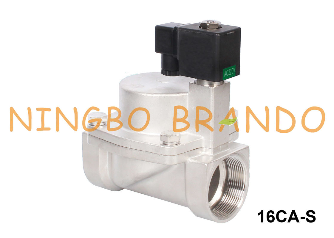 1-1 / 4 '' 1-1 / 2 '' 2 '' Van điện từ hơi điện thường đóng 24V 220V