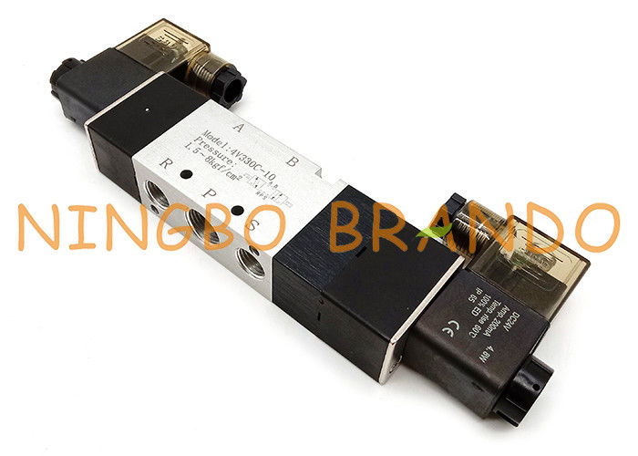 Airtac Loại 4V330C-10 Van điều khiển không khí trung tâm kín 5/3 chiều