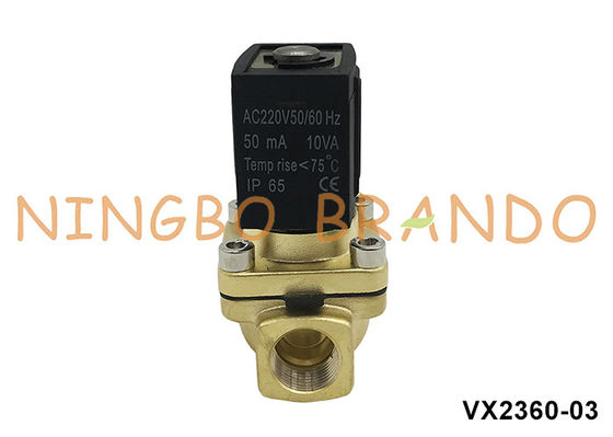 VX2360-03 3/8'' SMC Type Brass Solenoid Valve For Water Air 220V 110V 24V