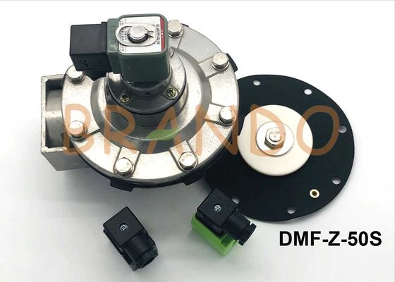 Aluminum Pneumatic Solenoid Pulse Valve 2 Inch Port Size For Dust Removal