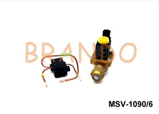Brass Natural Color Gas Solenoid Valve G3/4'' SAE MSV-1090/6 Diaphragm Structure