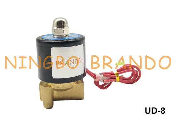 2W025-08 UD-8 1/4" UNI-D Type Brass Solenoid Valve Direct Acting Normally Closed 24VDC 110VAC