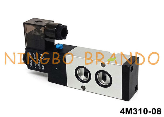 Airtac loại 4M310-08 Namur Pilot Solenoid Valve 5/2 Way 24V 220V