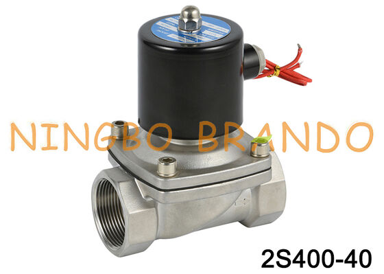 2S400-40 SUW-40 1-1/2 '' 1.5 '' Inch NC Van điện từ bằng thép không gỉ