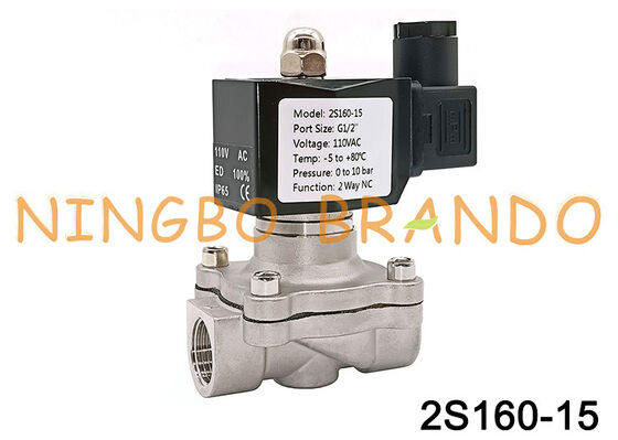 Van màng thép không gỉ 2S160-15 1/2 inch 2/2 chiều