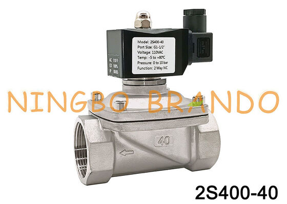 Van điều khiển chất lỏng 2S Series 2S400-40 1,5 '' thường đóng