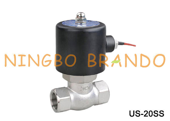 Van điện từ hơi nước bằng thép không gỉ 3/4 '' UNI-D Loại US-20 24VDC 220VAC