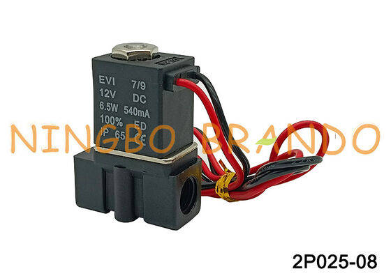 2P025-08 1/4 '' Van điện từ thường đóng 2 chiều Van tác động trực tiếp 2,5mm